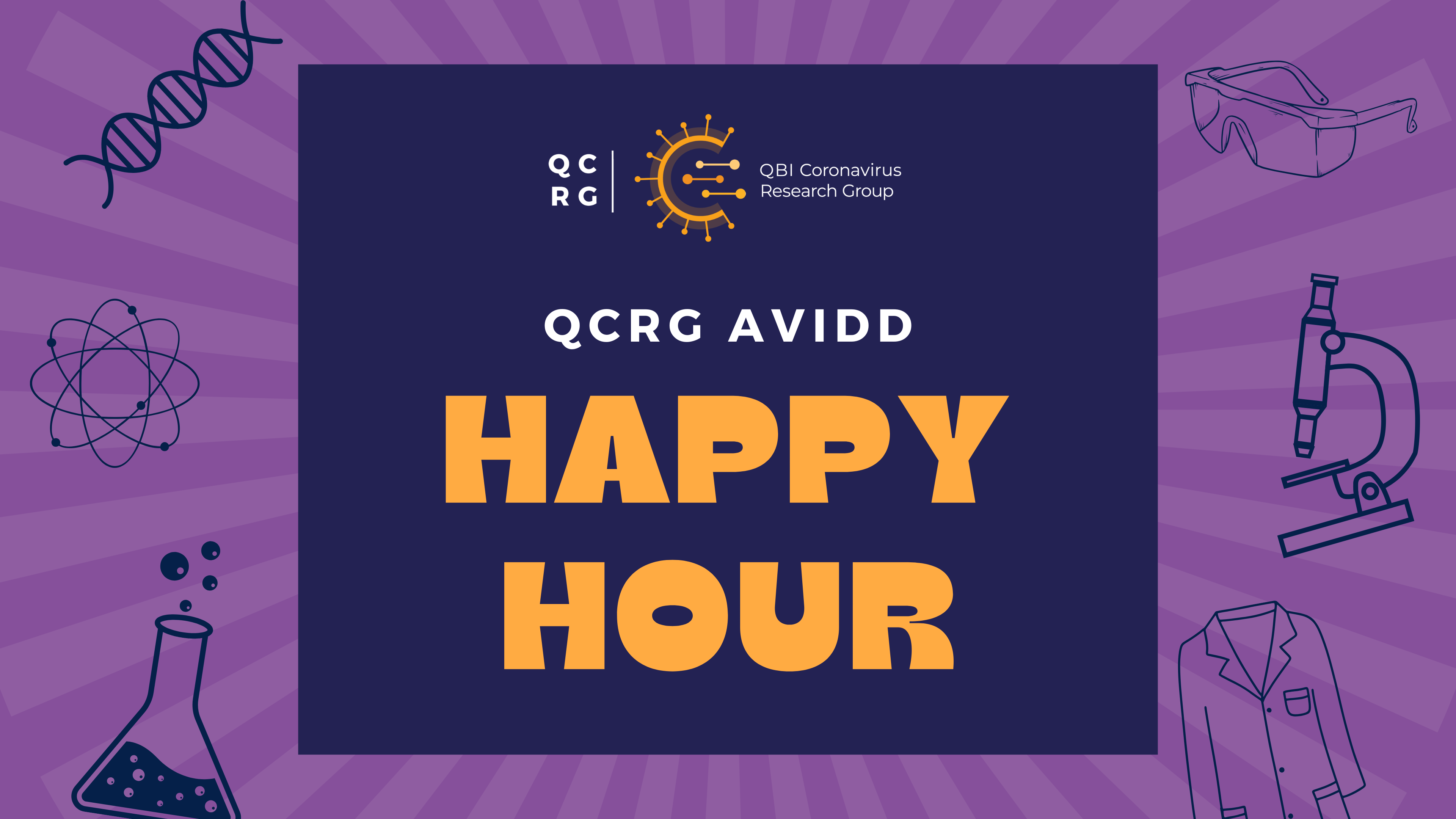 QCRG AViDD Happy Hour with Stroud and Renslo Labs